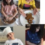 Children bake and decorate cookies during the Ayyám-i-Há baking class.