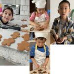 Children bake and decorate cookies during the Ayyám-i-Há baking class.