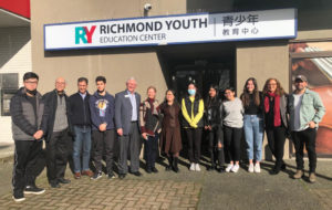 Richmond Youth Friends With Councillor Bill McNulty Outside Cropped 300x190