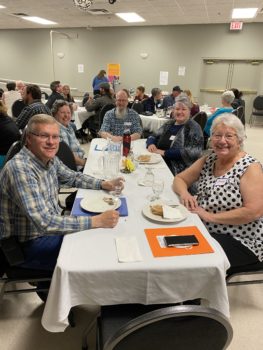 A Joyful Groups Connecting With New And Old Friends At Kamloops Conference
