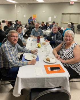 A Joyful Groups Connecting With New And Old Friends At Kamloops Conference Cropped