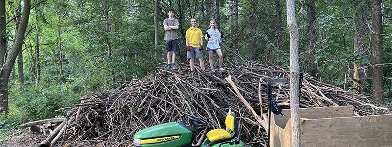 Woody debris cleared from site of Canada’s future House of Worship