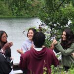 The camp was infused with a spirit of joy, with games and arts activities incorporated in addition to the study. Photo: Yasha Shodjaee-Zrudlo