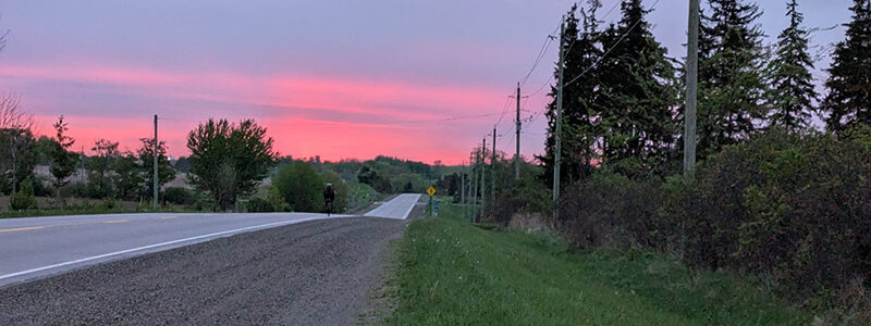 Friends cycle 130km to site of Canada’s future Temple